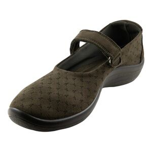 Arcopedico "Estrela" (Mary Jane Style) Shoes - Olive/Size 7.5 (EU 38)